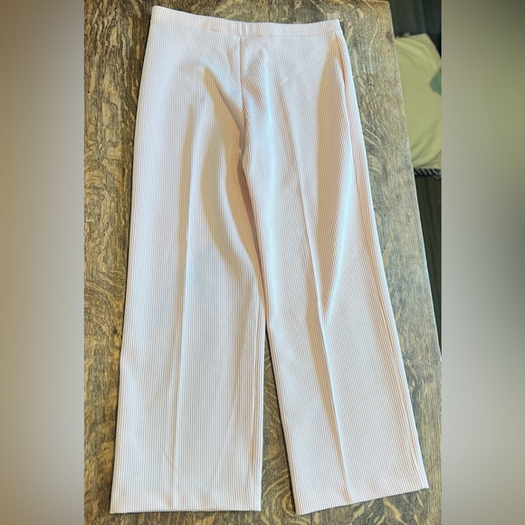 Vintage 70s Pinstripe High Waist Wide Leg Pant - Picture 5 of 16